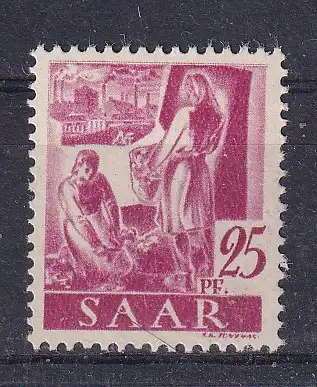 Saargebiet/Saarland  Nr 216 Postfrisch / **