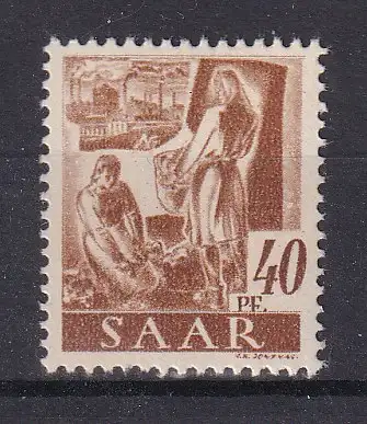 Saargebiet/Saarland  Nr 218 Postfrisch / **