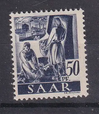 Saargebiet/Saarland  Nr 220 Postfrisch / **