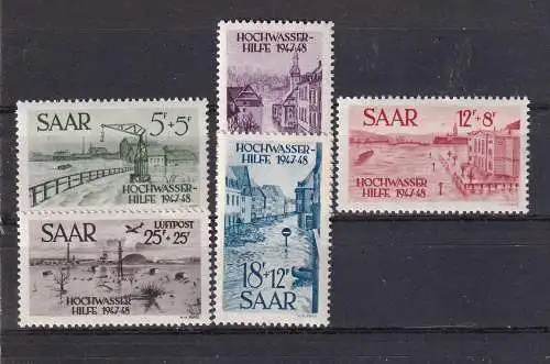 Saargebiet/Saarland  Nr 255/59 Postfrisch / **