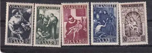 Saargebiet/Saarland  Nr 267/71 Postfrisch / **