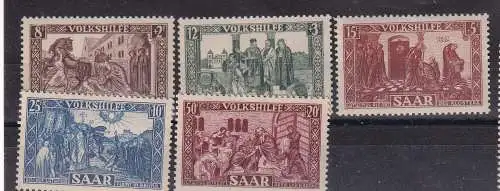 Saargebiet/Saarland  Nr 299/303 Postfrisch / **