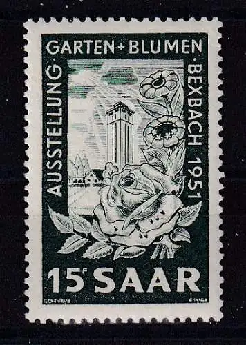 Saargebiet/Saarland  Nr 307 Postfrisch / **