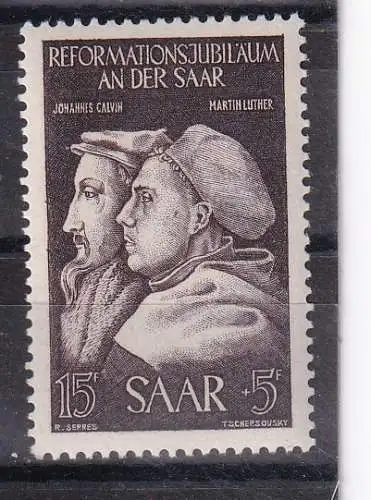 Saargebiet/Saarland  Nr 308 Postfrisch / **