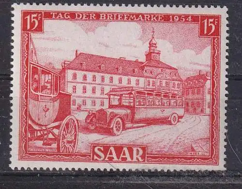 Saargebiet/Saarland  Nr 349 Postfrisch / **