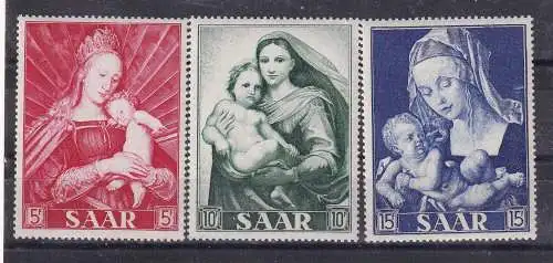 Saargebiet/Saarland  Nr 351/53 Postfrisch / **