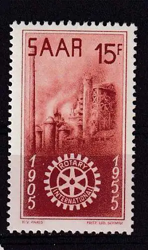 Saargebiet/Saarland  Nr 358 Postfrisch / **