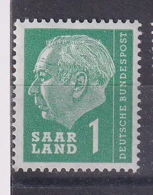 Saargebiet/Saarland  Nr 380 Postfrisch / **