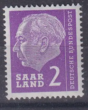 Saargebiet/Saarland  Nr 381 Postfrisch / **