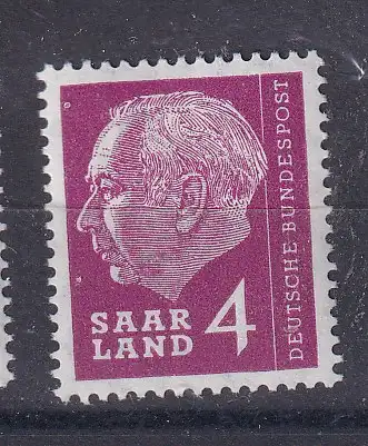 Saargebiet/Saarland  Nr 383 Postfrisch / **