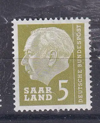 Saargebiet/Saarland  Nr 384 Postfrisch / **