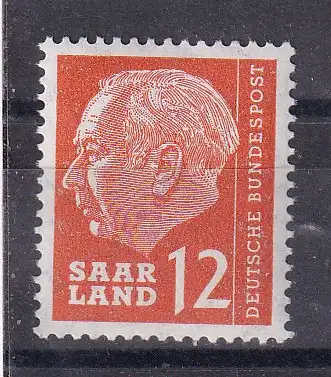 Saargebiet/Saarland  Nr 387 Postfrisch / **