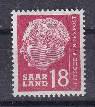 Saargebiet/Saarland  Nr 389 Postfrisch / **