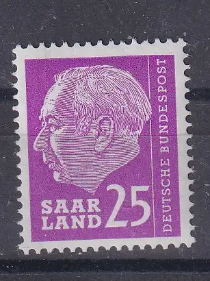 Saargebiet/Saarland  Nr 390 Postfrisch / **