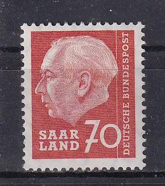 Saargebiet/Saarland  Nr 395 Postfrisch / **