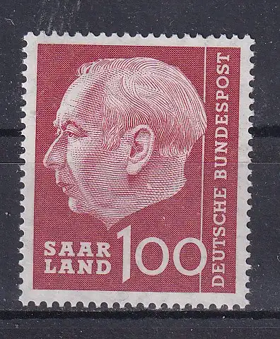 Saargebiet/Saarland  Nr 398 Postfrisch / **