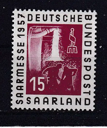 Saargebiet/Saarland  Nr 400 Postfrisch / **