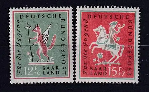 Saargebiet/Saarland  Nr 433/34 Postfrisch / **