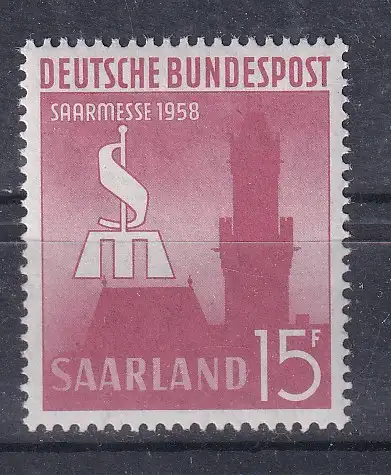 Saargebiet/Saarland  Nr 435 Postfrisch / **