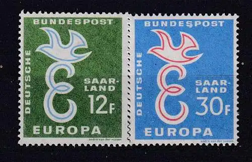 Saargebiet/Saarland  Nr 439/40 Postfrisch / **