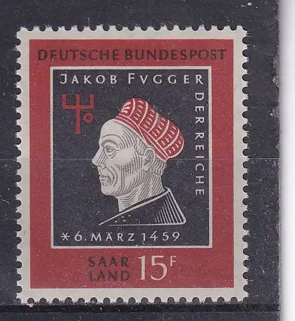 Saargebiet/Saarland  Nr 445 Postfrisch / **