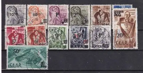 Saargebiet/Saarland  Nr 226/38 Gestempelt (Posten)