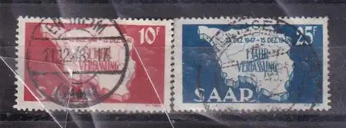 Saargebiet/Saarland  Nr 260/61 Gestempelt (Posten)