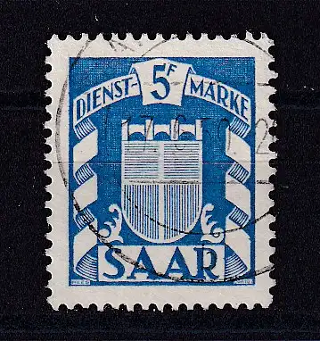 Saargebiet/Saarland Dienstmarken  Nr 37 Gestempelt (Posten)