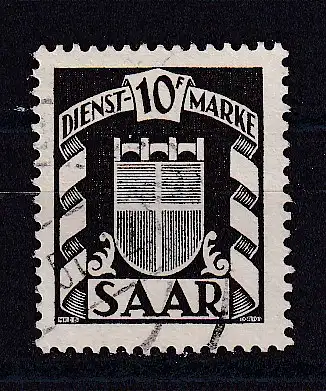 Saargebiet/Saarland Dienstmarken  Nr 38 Gestempelt (Posten)