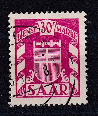 Saargebiet/Saarland Dienstmarken  Nr 42 Gestempelt (Posten)