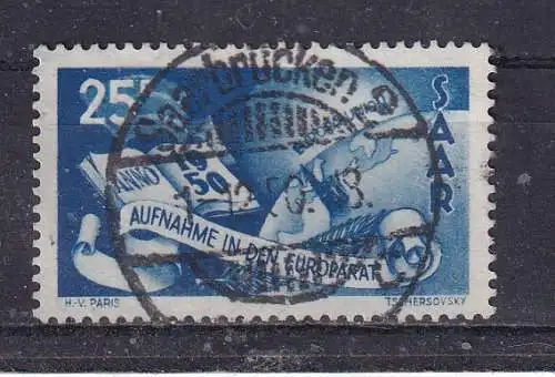 Saargebiet/Saarland  Nr 297 Gestempelt (Posten)