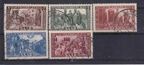 Saargebiet/Saarland  Nr 299/303 Gestempelt (Posten)
