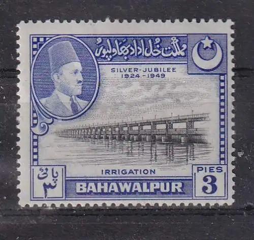 Pakistan Bahawalpur  Nr 22 Postfrisch / **