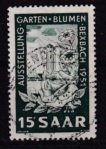 Saargebiet/Saarland  Nr 307 Gestempelt (Posten)