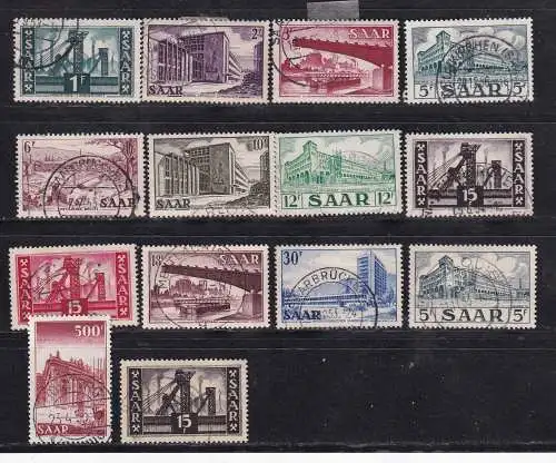 Saargebiet/Saarland  Nr 319/37 Gestempelt (Posten)