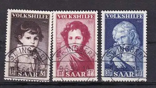 Saargebiet/Saarland  Nr 338/40 Gestempelt (Posten)