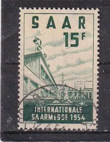 Saargebiet/Saarland  Nr 348 Gestempelt (Posten)