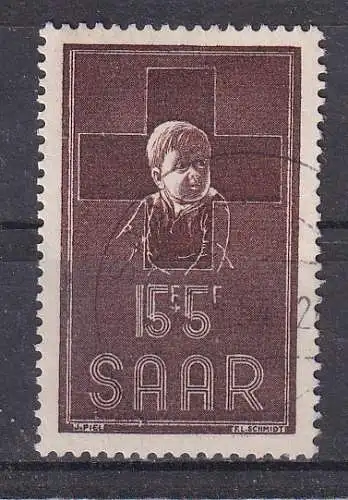 Saargebiet/Saarland  Nr 350 Gestempelt (Posten)