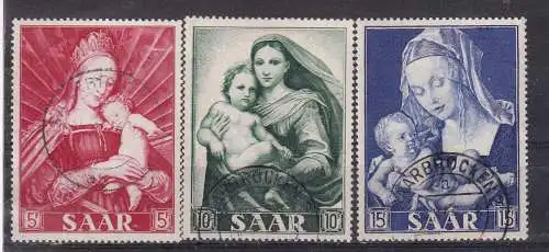 Saargebiet/Saarland  Nr 351/53 Gestempelt (Posten)