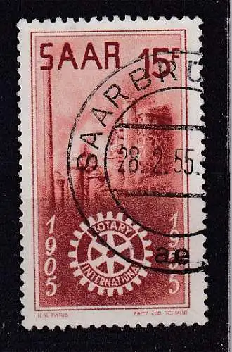 Saargebiet/Saarland  Nr 358 Gestempelt (Posten)