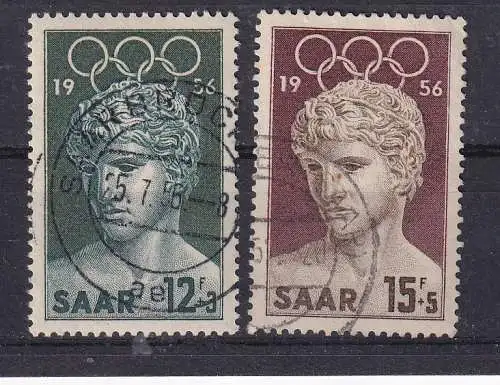 Saargebiet/Saarland  Nr 371/72 Gestempelt (Posten)