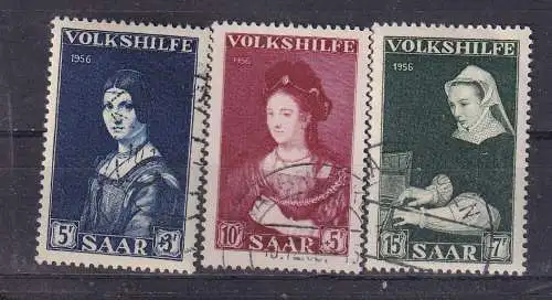 Saargebiet/Saarland  Nr 376/78 Gestempelt (Posten)