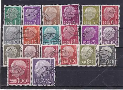 Saargebiet/Saarland  Nr 380/99 Gestempelt (Posten)