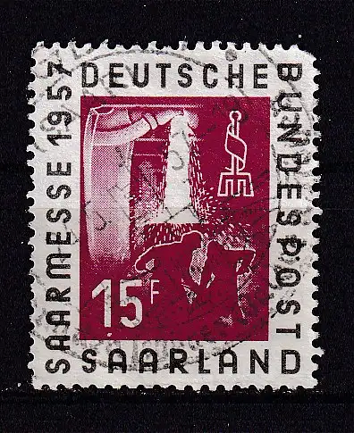 Saargebiet/Saarland  Nr 400 Gestempelt (Posten)