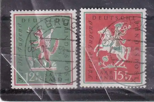 Saargebiet/Saarland  Nr 433/34 Gestempelt (Posten)