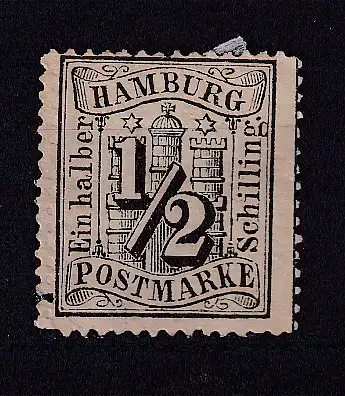 Altdeutschl. Hamburg  Nr 1 Ohne Gummierung (*)