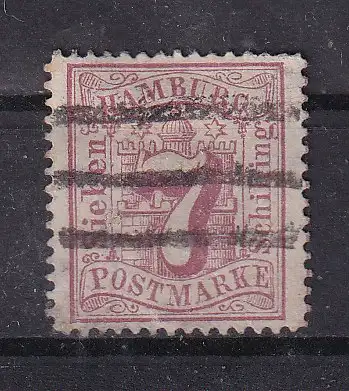 Altdeutschl. Hamburg  Nr 6 Gestempelt (Posten)