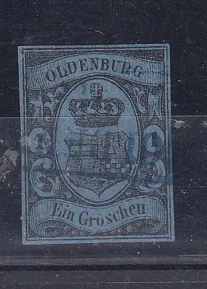 Altdeutschl. Oldenburg  Nr 6 Gestempelt (Posten)