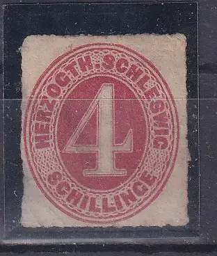 Altd. Schl.-Hostein  Nr 3 Falz / Gummimängel / *