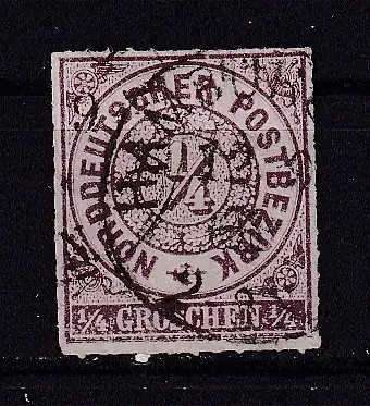 Norddeutscher Bund  Nr 1 Gestempelt (Posten)